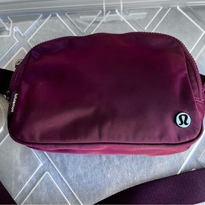 Lululemon Everywhere Belt Bag; Maroon Color; New Without Tag.